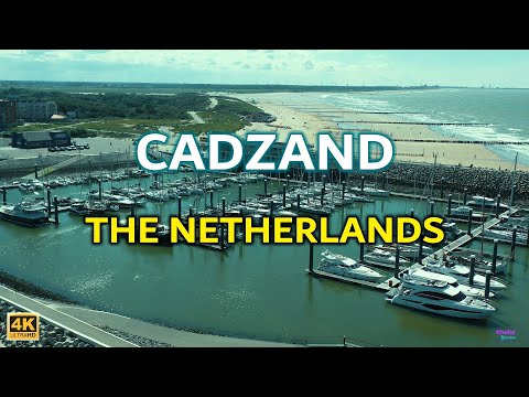 Cadzand-Bad Strand - Nederland (4K). من اجمل شواطئ هولندا