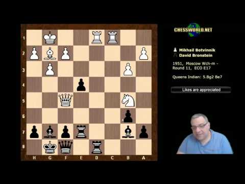 Evolution of Chess Style #190: Botvinnik - Bronstein : Game 11: World Championship Match (1951)