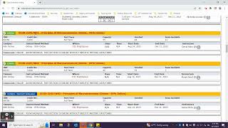 How to Use Class Schedule Search