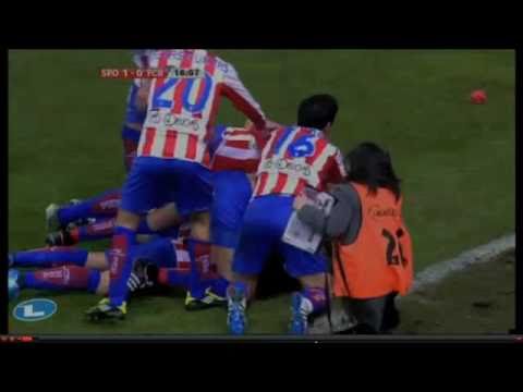 Sporting Gijon vs FC Barcelona [1-1] 12.02 - All Highlights