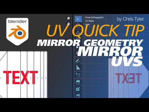 Mirror UVs Quick Tip