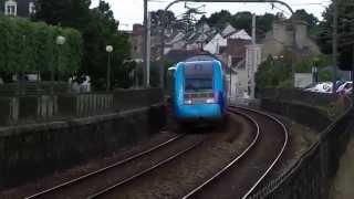 preview picture of video 'Spotting ferroviaire - Redon - Z21500 et train de travaux'