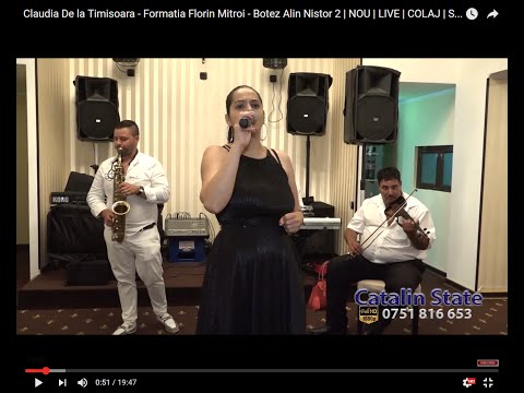 Claudia De la Timisoara - Formatia Florin Mitroi - Botez Alin Nistor 2 | NOU | LIVE | COLAJ | SARBE