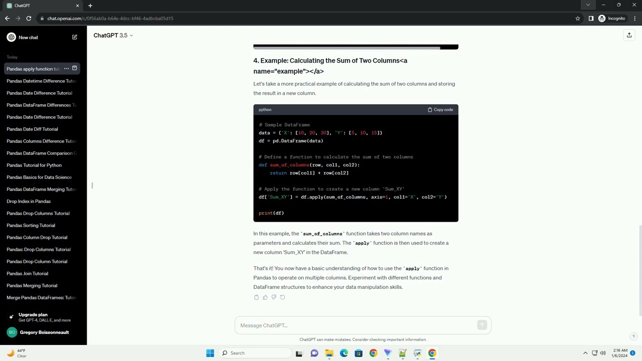 python pandas dataframe apply function to multiple columns