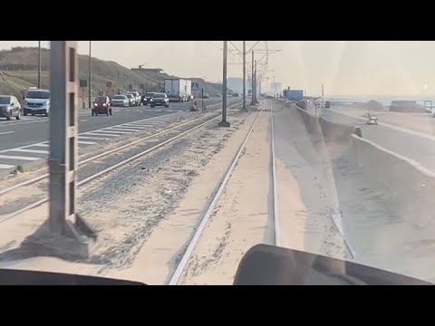 Kusttram: Längste Straßenbahnlinie der Welt führt in Belgien von De Panne über Oostende bis Knokke