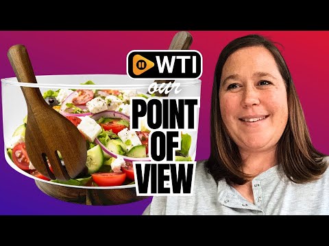 Premium Large Glass Salad Bowl Set with Acacia Wood Base and Serving Utensils - Ideal for Hosting Parties - WTI product video review
