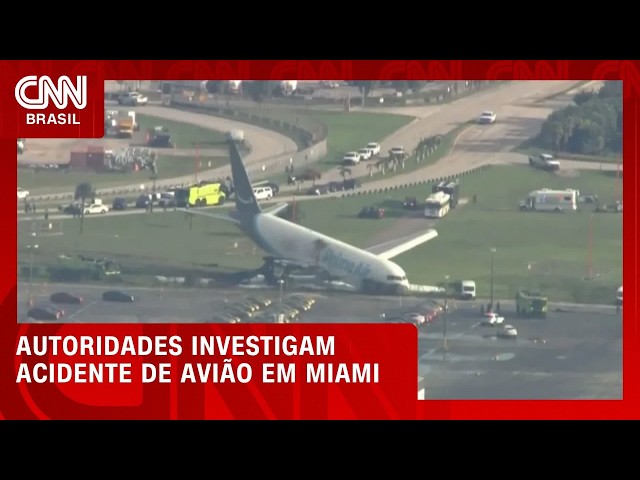 Acidente com avião da Amazon em Miami deixa ao menos 5 mortos | CNN NOVO DIA