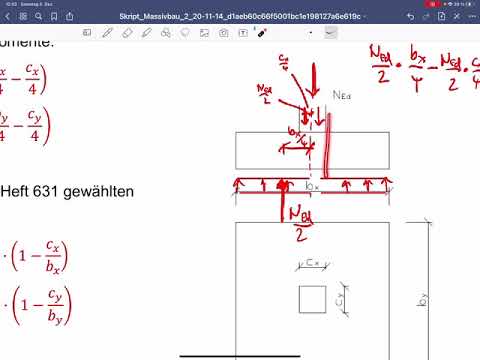 Massivbau 2, Vorlesung 16