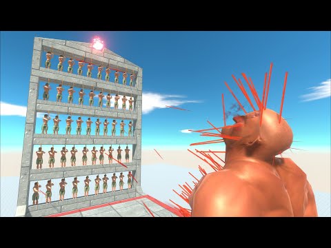 50x Archie The Archer Hunt From The Top Of The Wall - Animal Revolt Battle Simulator