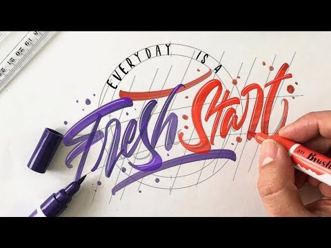 SATISFYING CALLIGRAPHY VIDEO COMPILATION ( The Best Brush Pen Calligraphy )