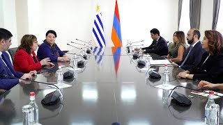ՀՀ ԱԳ նախարարի հանդիպումը Ուրուգվայի Ներկայացուցիչների Պալատի նախագահի հետ