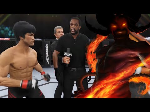 UFC 4 | Bruce Lee vs Burning Demon (EA Sports UFC 4)