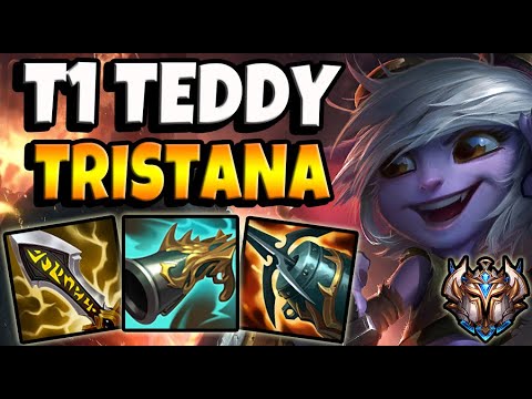 T1 Teddy TRISTANA vs KALISTA [ ADC ] Patch 11.3 Ranked Korea ✅
