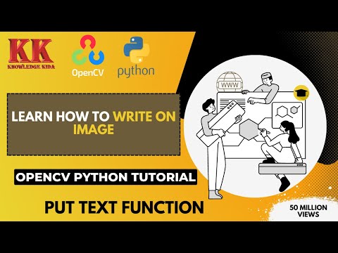 Write On Image Using Opencv Opencv Python Put Text On Image Opencv Full Python Tutorial