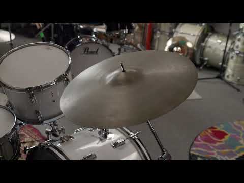 1970s Zildjian A 20" Crash Ride Cymbal 1908g image 5
