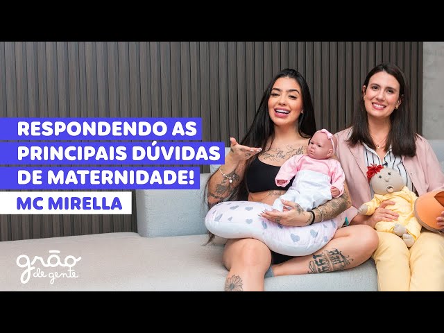 MC MIRELLA TIRA TODAS AS DÚVIDAS COM ENFERMEIRA OBSTETRA! | EP 04