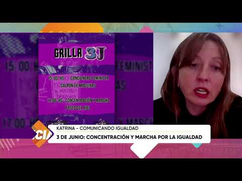 3 de Junio, concentración y marcha por la igualdad, Katrina