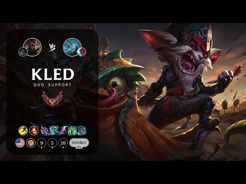 Kled Support vs Zilean - NA Grandmaster Patch 13.13