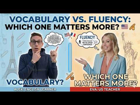 Vocabulary vs. Fluency: Which one matters more? 🇺🇸🥖