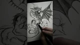 Black dragon in Dissection