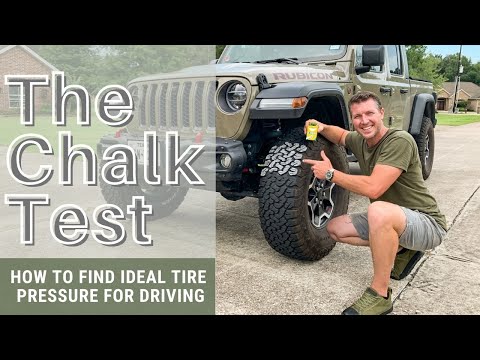 How To Chalk Test Your Tires To Find Ideal Pressure for On-Road Driving