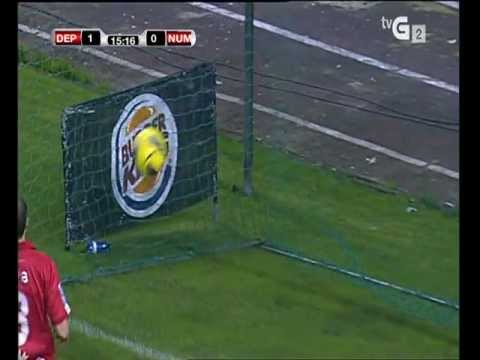 Deportivo - Numancia // Gol de Lassad 1-0 // Liga Adelante J.17