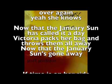 Matt MacKelcan-January Sun (Lyric Video)