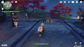 【原神】道の真ん中で男をストーキングする事案。