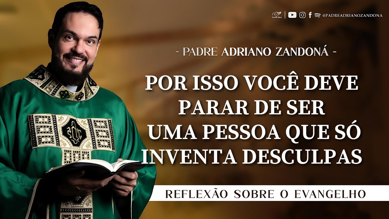 Homilia do Dia - Liturgia de Hoje - Palavra do Dia - Padre Adriano Zandoná
