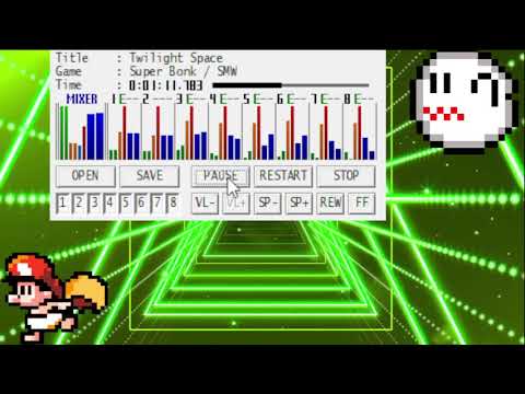 Super Bonk - Twilight Space - SMW CUSTOM MUSIC - TRACK 17