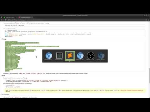 How to record 1920x1080 60fps Screen Captures in Linux (November 2017)