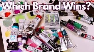 Which watercolor brand is the best? Comparing seven different brands!