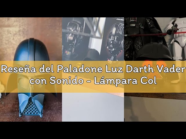 Vídeo relacionado con Paladone Luz de Darth Vader Con Sonido, Lámpara Coleccionable de Star Wars