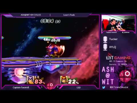 TW | Captain Faceroll (Falcon, Fox) vs. LSD (Snake, Falcon) - PM Loser's Finals ASH@WIT #24 7/31/15