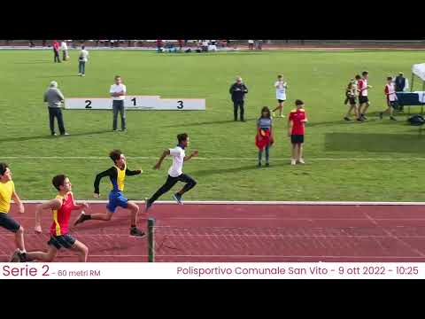 60 metri categoria Ragazzi - San Vito al Tagliamento (PN), 9 ottobre 2022