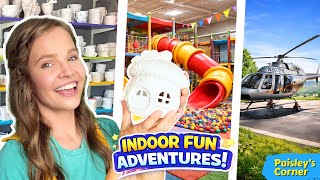 Learn Colors, Pottery, Indoor Playgrounds & More with Silly Miss Lily! Fun Videos For Kids