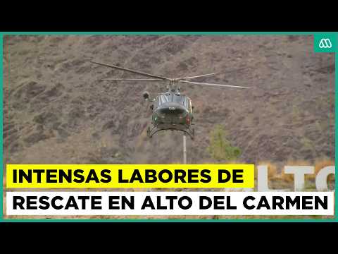 Intensa búsqueda de mujer desaparecida tras aluviones en Alto del Carmen