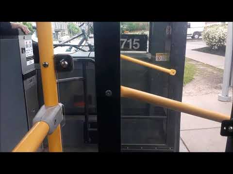 NFTA Metro Ride Route 20A Inbound Bus #1715 - 2017 Novabus LFS CNG