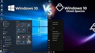 YAKIN RINGAN? Windows 10 VS Windows 10 Ghost Spectre Side by Side LENGKAP!
