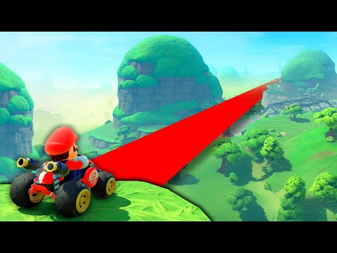 Can you drive straight through Mario Kart World?