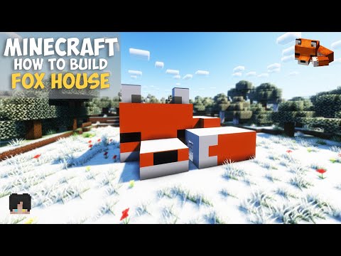 EPIC Minecraft Fox House Build 🦊🔨