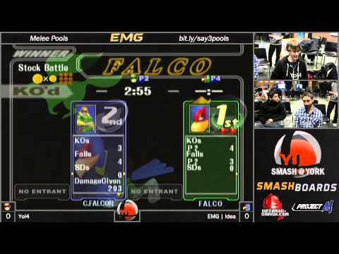 Smash @ York 3: EMG | Idea (Falco) vs Yol4 (Falcon)