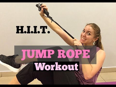 HIIT Jump Rope WORKOUT/Cvičení se švihadlem