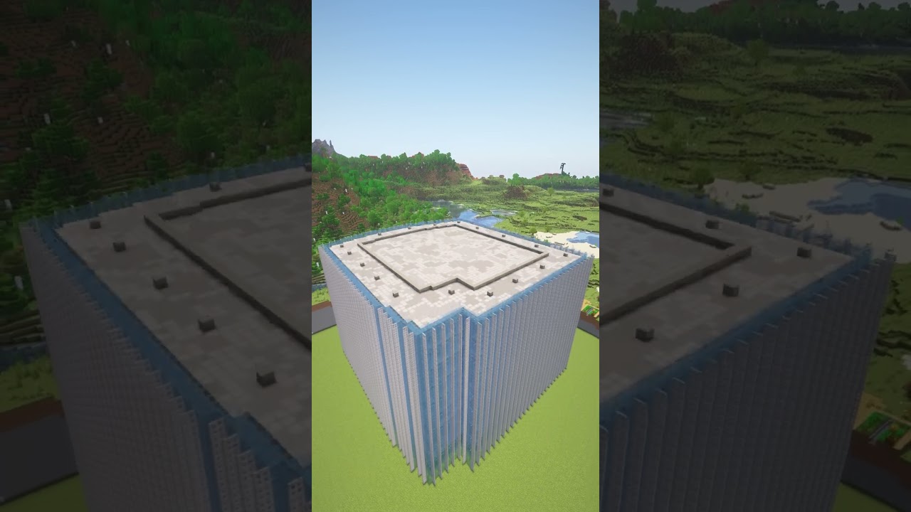 Epic Skyscraper Minecraft Timelapse (Guangzhou CTF Finance Centre) | #minecraftbuilding #minecraft