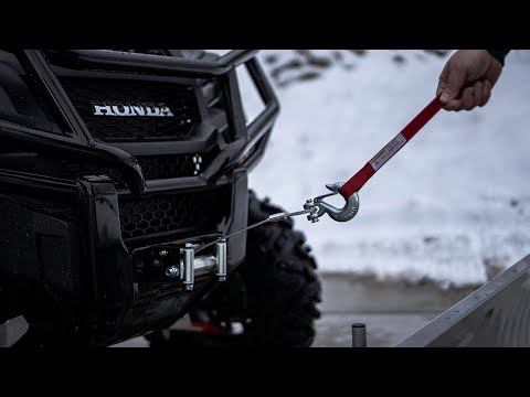 Honda Pioneer UTV SXS Warn Winch Install