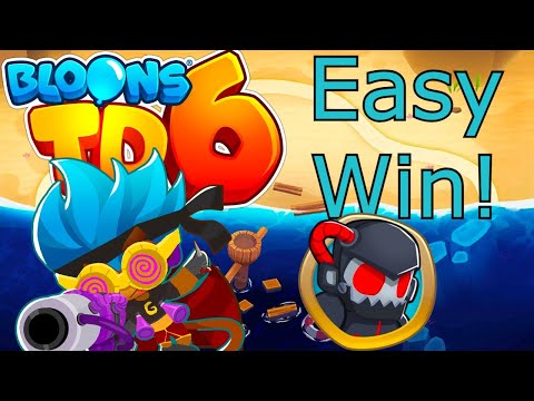How to beat Off The Coast on Hard! (No Monkey Knowledge) Bloons TD 6
