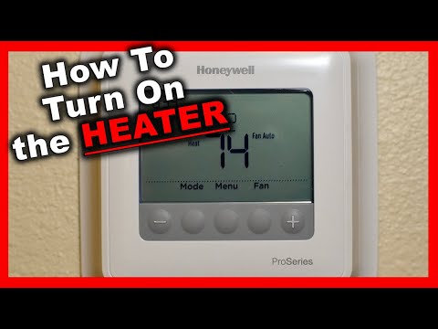 How To Use Thermostat for HEAT - How to turn on heater