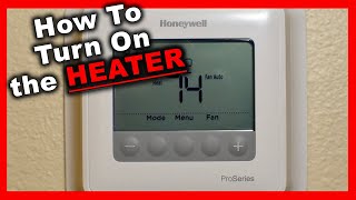 How To Use Thermostat for HEAT - How to turn on heater