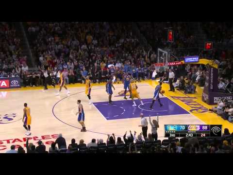 Ronnie Price Amazing 3 Pointer   Warriors vs Lakers   December 23, 2014   NBA 2014 15 Season