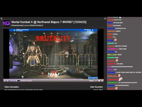 Justin Wong vs TrevarThePastor MKX|Northwest Majors (w/ chat)